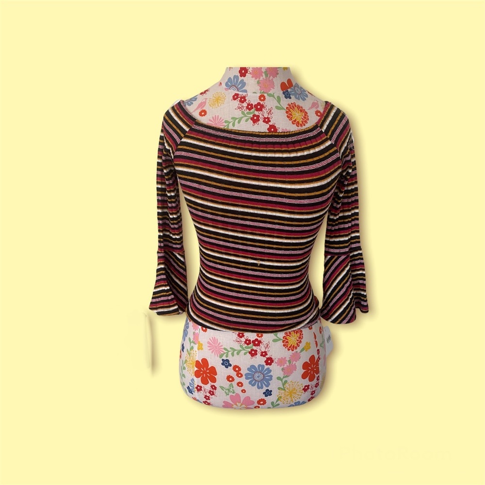 NWT Boatneck Striped Blouse